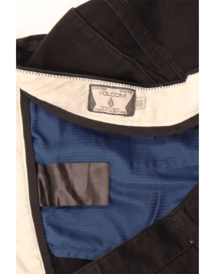 Мужские шорты чинос Volcom W38 XL, черный хлопок