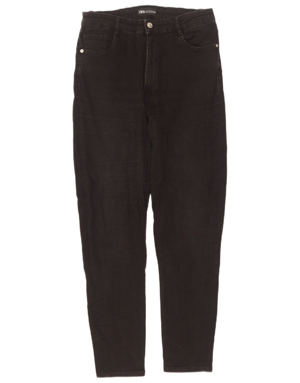 Женские джинсы скинни Zara EU 44 XL W34 L30 черные