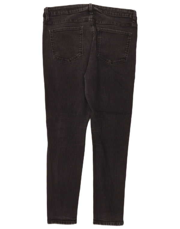 Женские джинсы скинни Marks & Spencer The Ivy UK 16, большие W34 L28, черные
