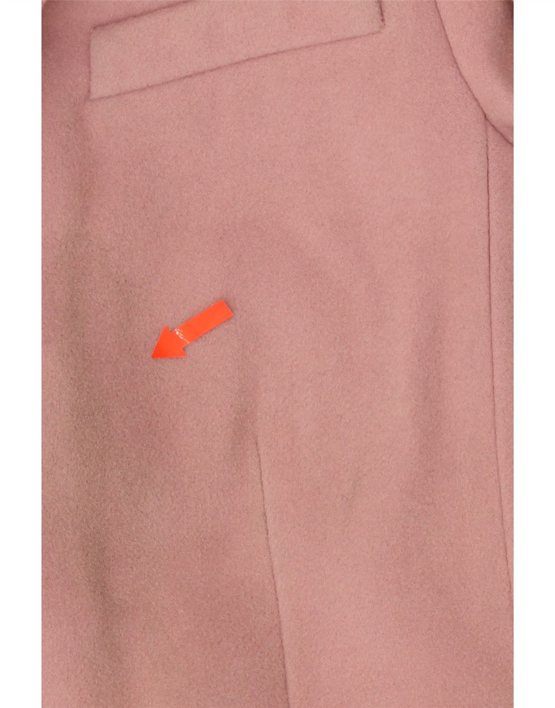 Женское пальто Zara UK 12 из шерсти среднего розового цвета