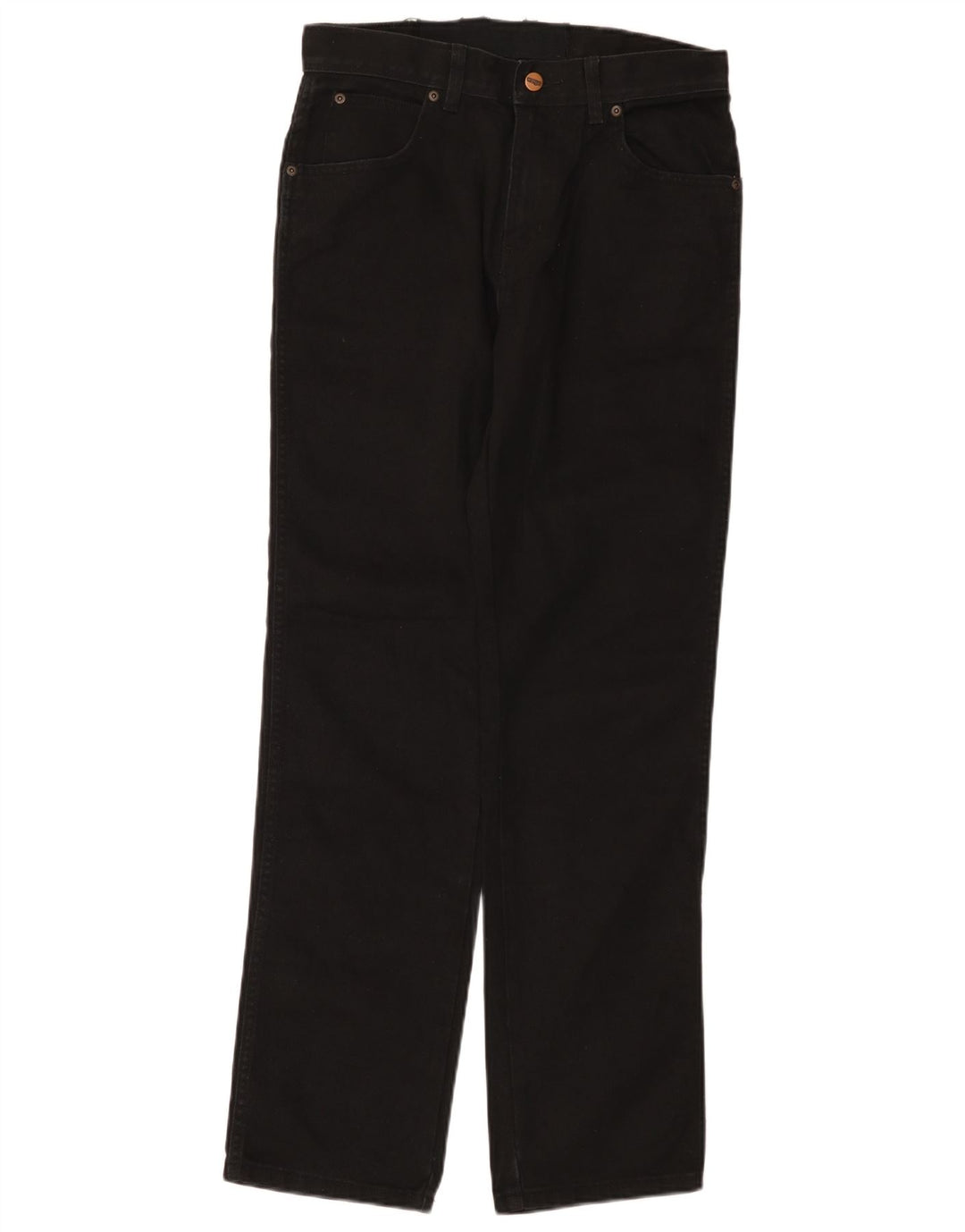 Мужские прямые джинсы Wrangler W30 L32, черный хлопок