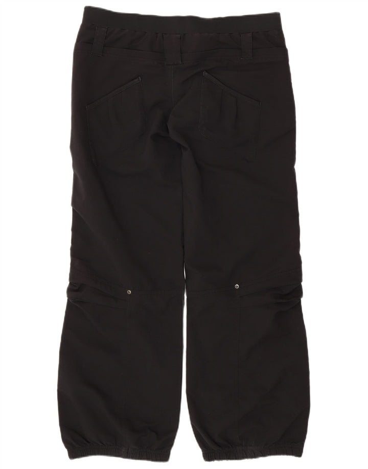 Женские походные брюки свободного кроя NIKE Dri Fit UK 12 Medium W32 L31, черные