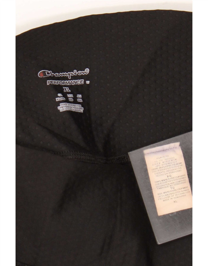 Женские леггинсы Champion UK 18 XL, черные полиэстер с цветными блоками