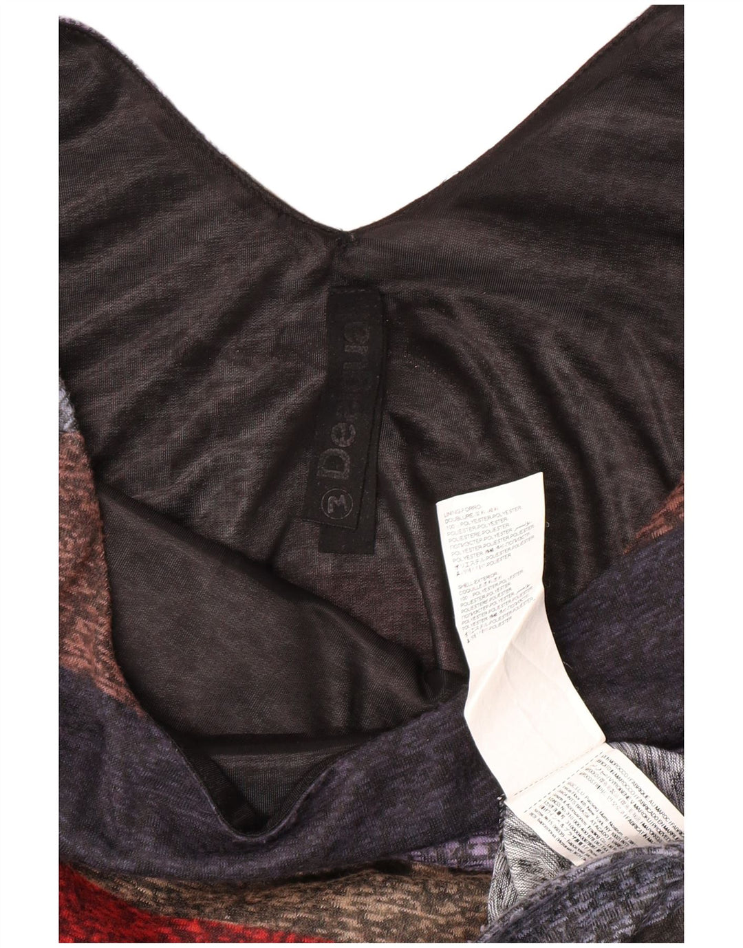 DESIGUAL Женское платье-футляр с рукавом 3/4 UK 12, среднее, разноцветное в полоску