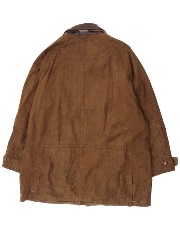Мужское пальто B.S.M UK 42 XL Хаки Полиамид