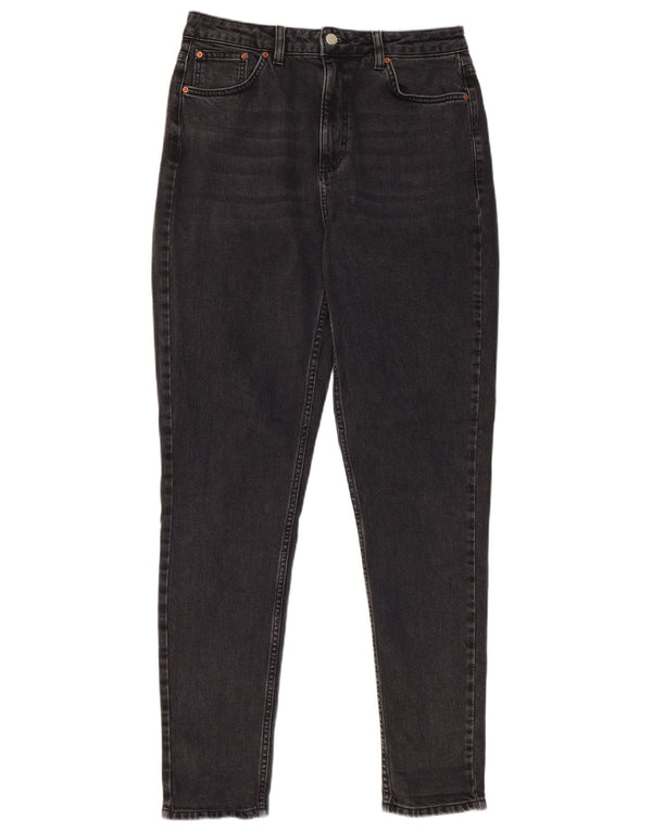 Topshop Womens Slim Jeans W32 L31 Black Cotton