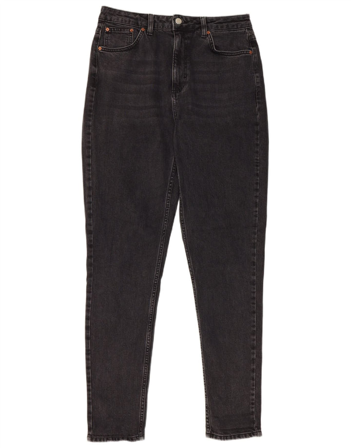 Женские узкие джинсы Topshop W32 L31, черный хлопок