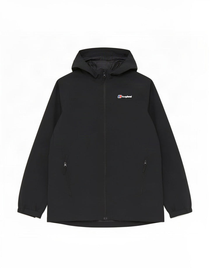 Berghaus Дождевик с капюшоном для мальчиков 12-13 лет Черный Полиамид