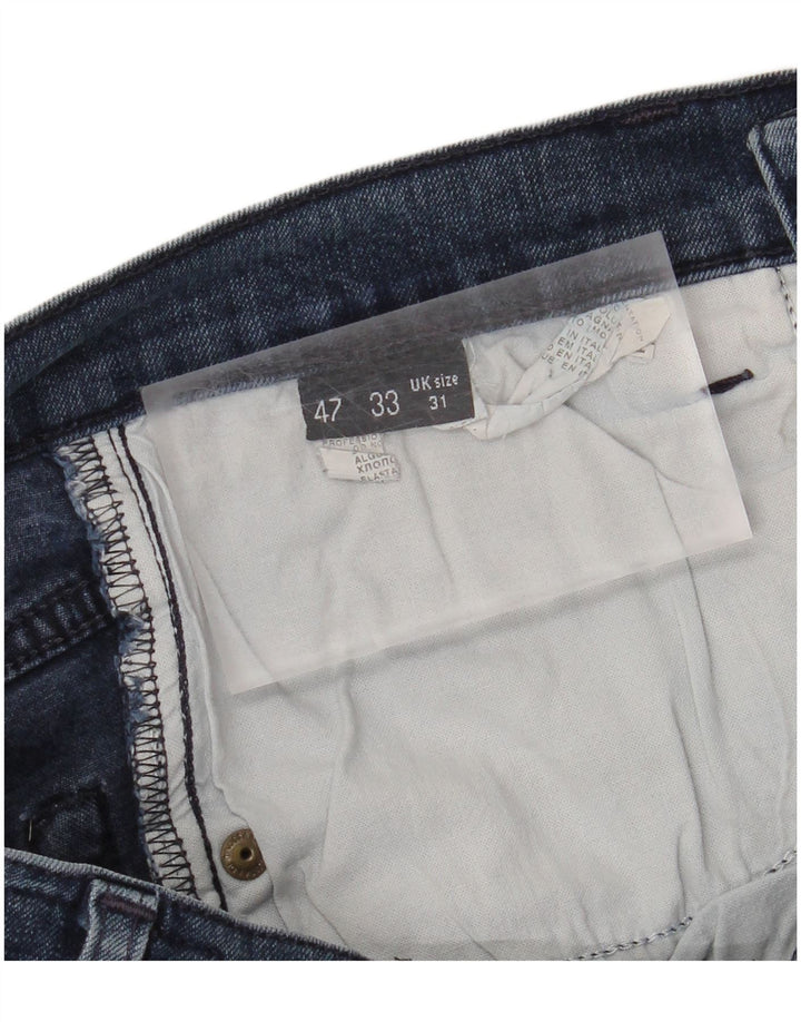 TRUSSARDI Mens Straight Jeans W31 L27 Blue