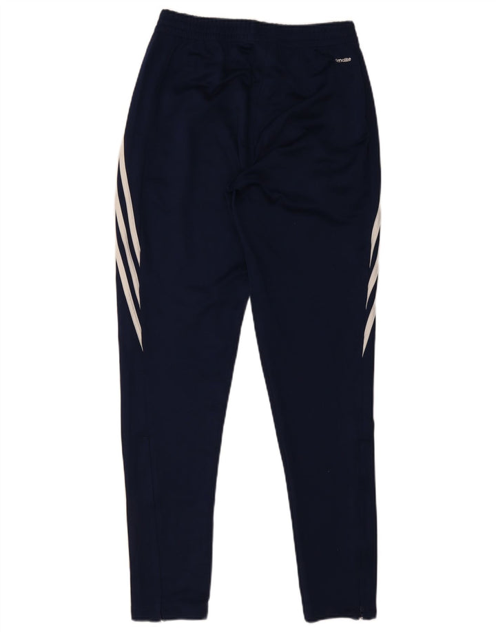 Мужские спортивные брюки Adidas Climalite, маленькие темно-синие, полиэстер