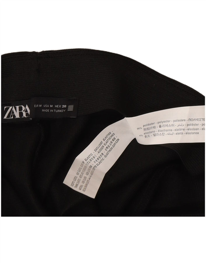 Женские повседневные брюки-клеш Zara Medium W28 L28, черный полиэстер
