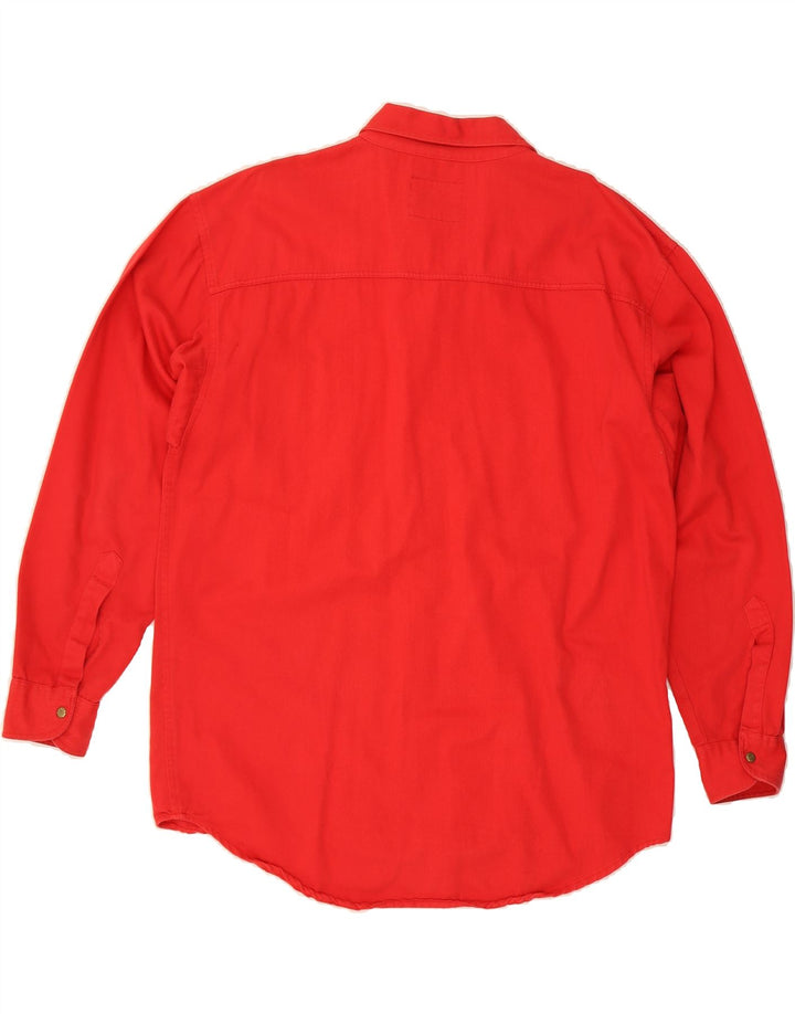 CROCKER Mens Shirt XL Red Cotton Vintage Crocker and Second-Hand Crocker from Messina Hembry 