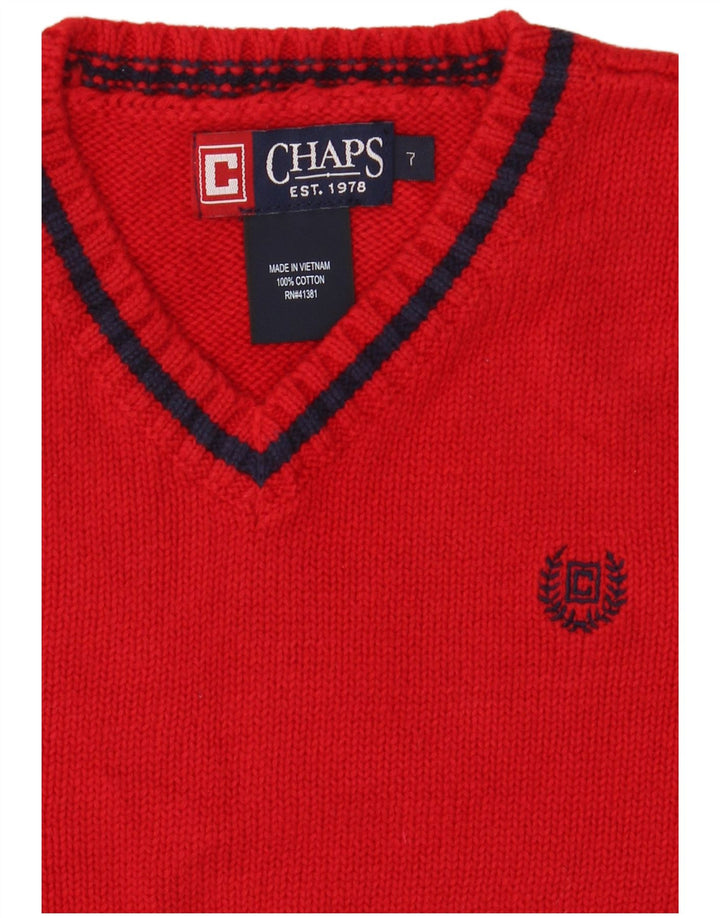 Майка-майка Chaps Girls для девочек 6-7 лет, красный хлопок