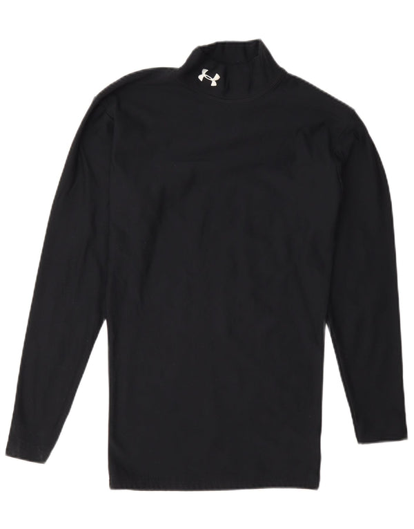 Мужской топ Under Armour Cold Gear с длинным рукавом, маленький, темно-синий, нейлон