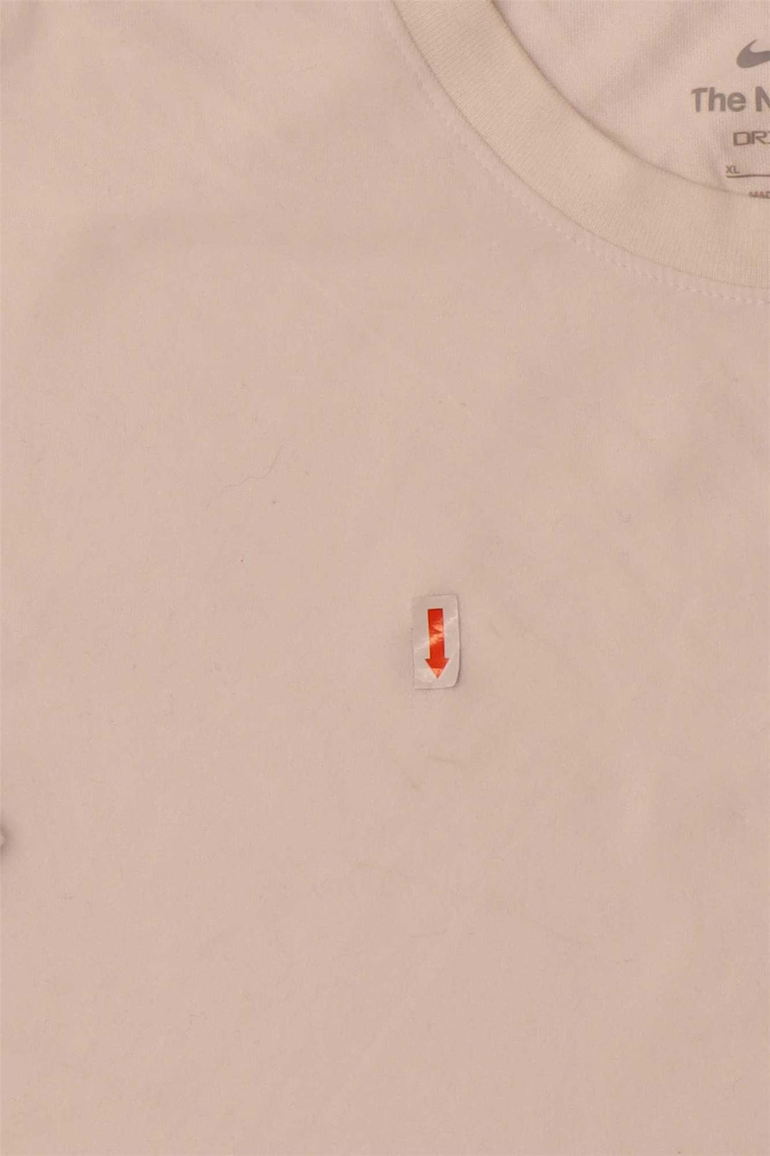 NIKE Mens Dri Fit T-Shirt Top XL White Cotton
