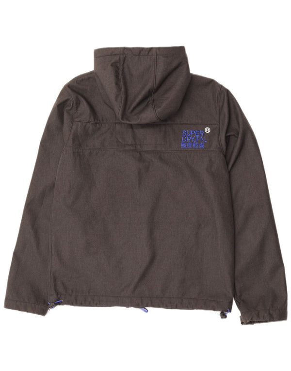 Мужская ветровка с рисунком Superdry Windtrekker UK 40, большая серая