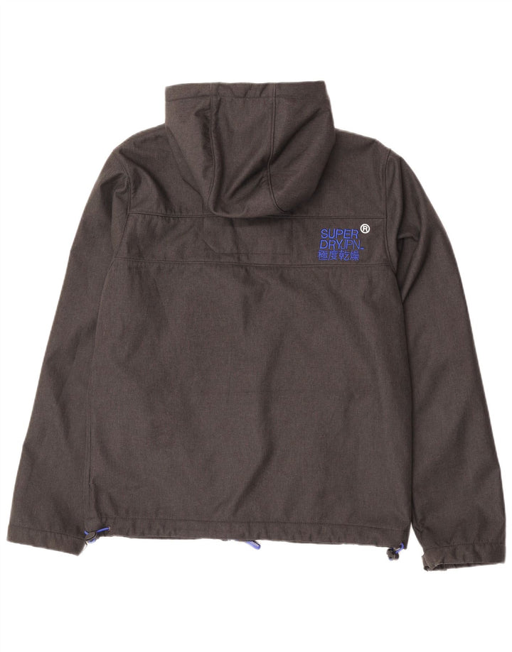 Мужская ветровка с рисунком Superdry Windtrekker UK 40, большая серая