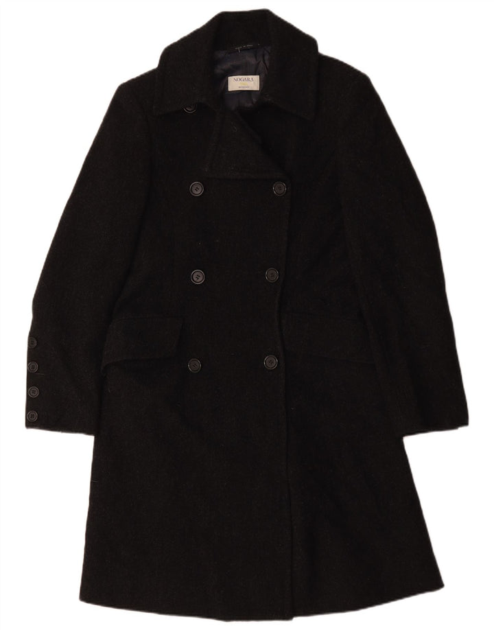 Nogara 1945 Женское двубортное пальто IT 42 Medium Grey Wool