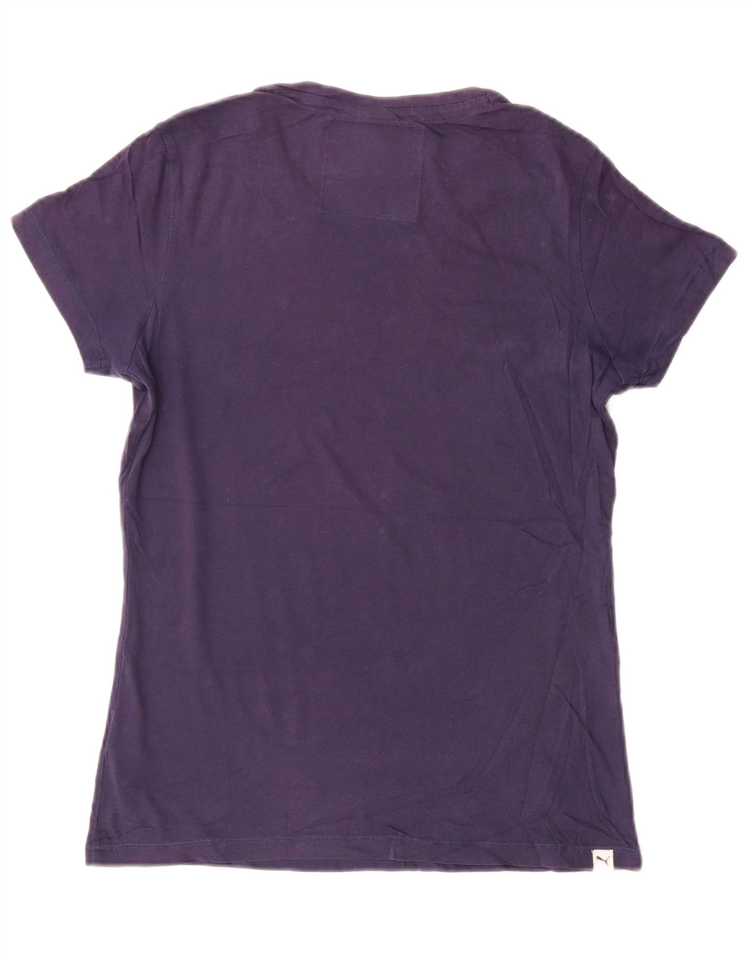 Женская футболка с рисунком Puma Top UK 12, средний темно-синий хлопок