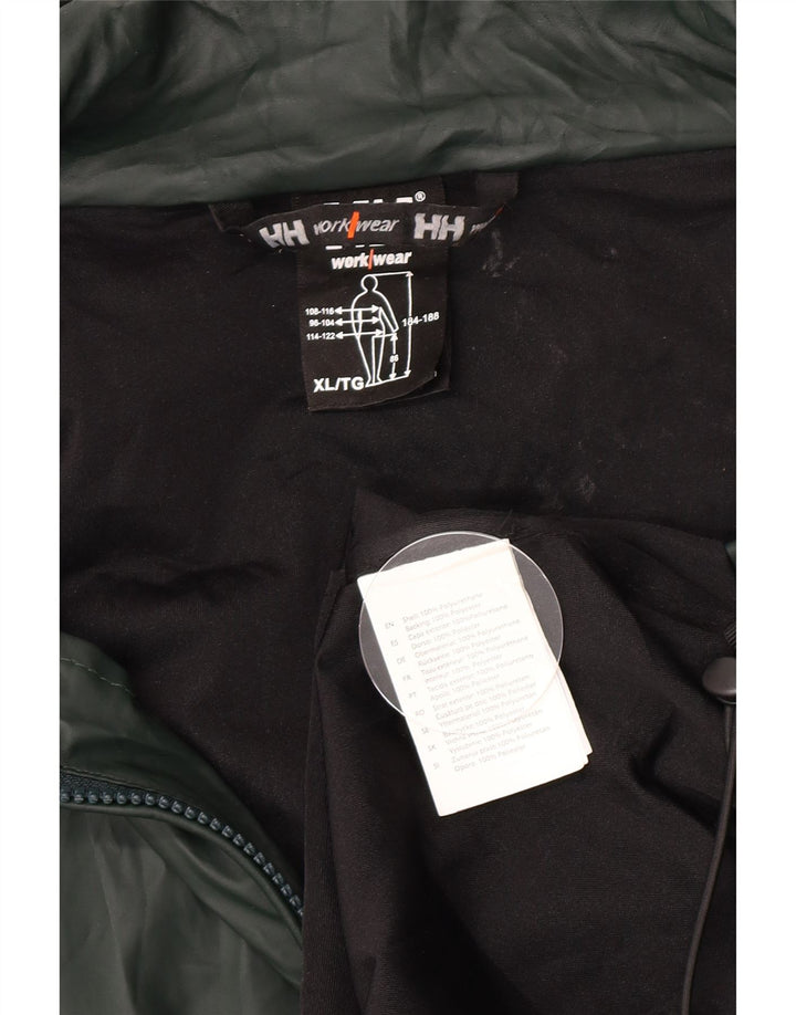 Мужская дождевик с капюшоном Helly Hansen UK 42 XL, зеленый полиуретан