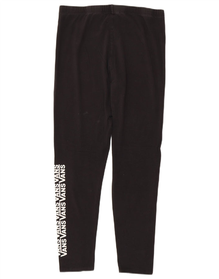 Женские леггинсы с рисунком VANS UK 18 XL, черный хлопок