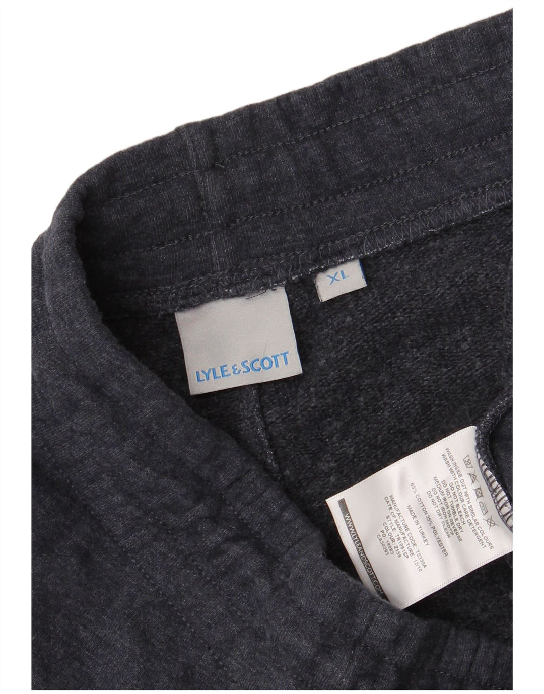 Мужские спортивные брюки Lyle & Scott, джоггеры XL, темно-синие, хлопок