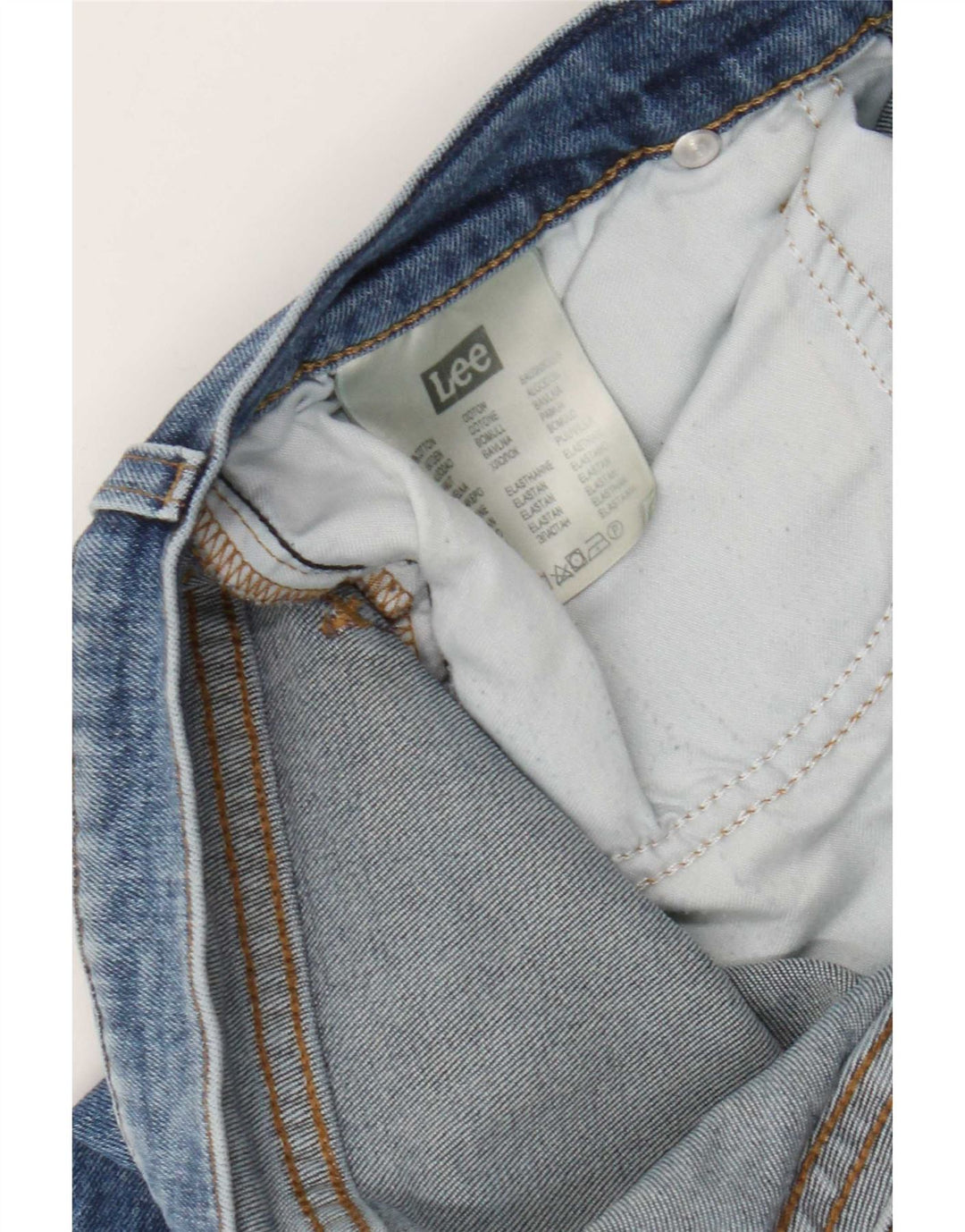 Мужские прямые джинсы Lee Rider W34 L26, синие, хлопок