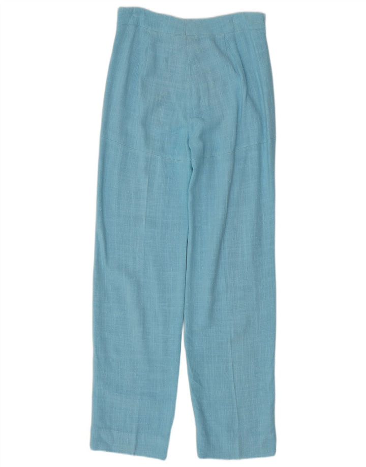 Винтажные женские повседневные брюки свободного кроя W28 L31 синие