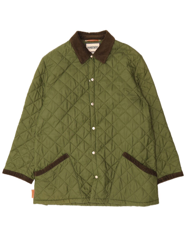 Мужская стеганая куртка Husky UK 46 3XL Зеленый Полиамид