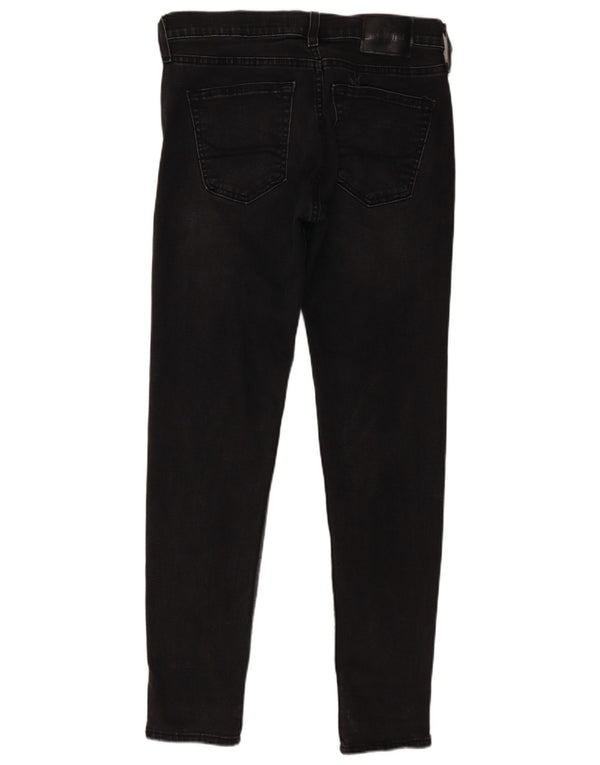 Мужские супер зауженные джинсы Hollister W30 L30, черный хлопок