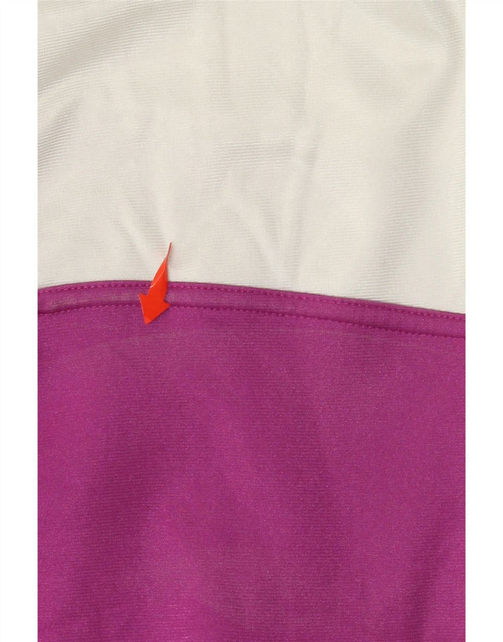 Женский спортивный костюм ASICS с графическим рисунком IT 46, большой фиолетовый с цветными блоками