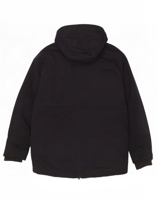 Crew Clothing Мужская парка с капюшоном UK 40, большой темно-синий полиэстер