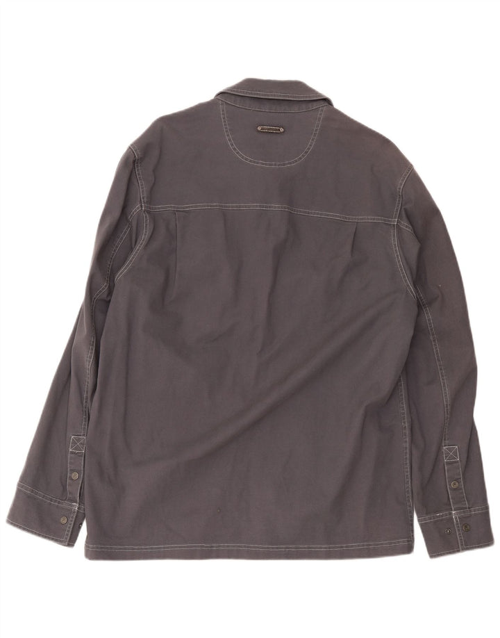 Мужская куртка Fila Utility UK 40, большая серая, хлопок