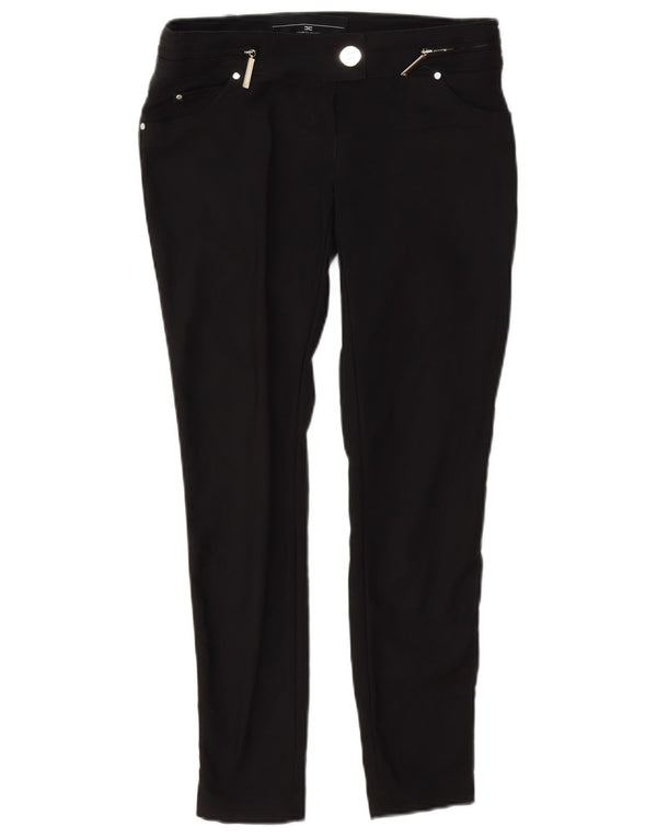 Брюки скинни женские Elisabetta Franchi повседневные IT 38 XS W25 L25 черные