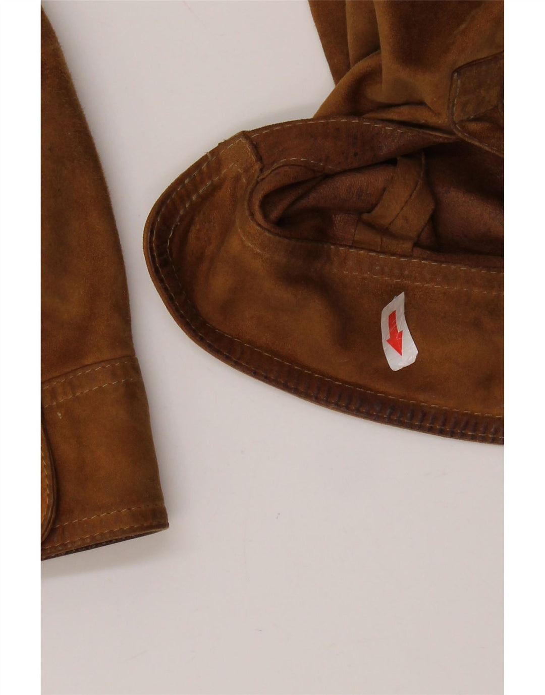 ASGARD Мужское замшевое пальто UK 42 XL Коричневое