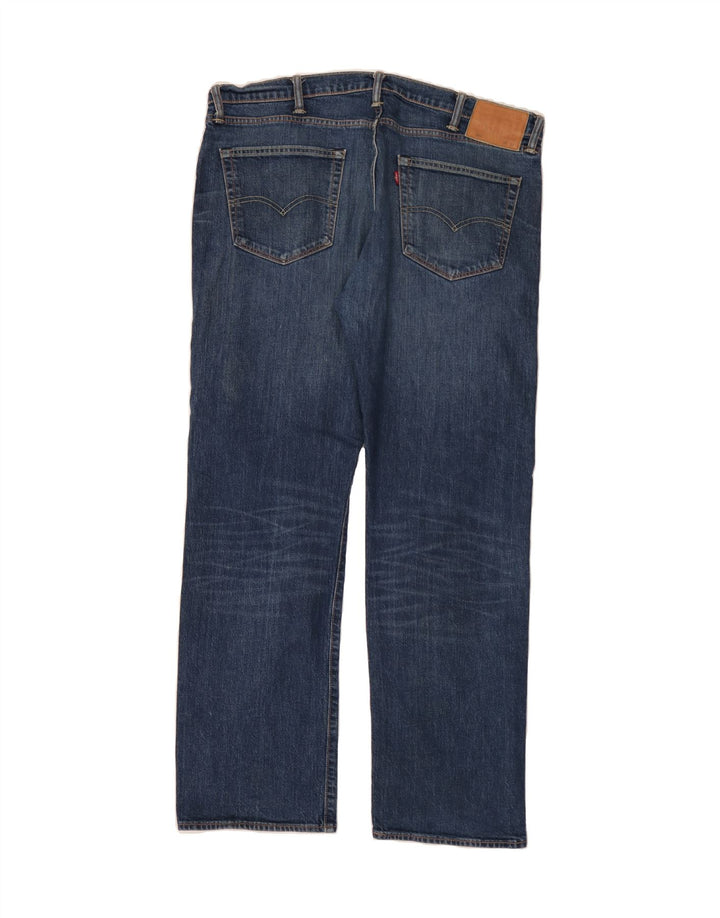 Мужские прямые джинсы LEVI'S W38 L32 синие, хлопок