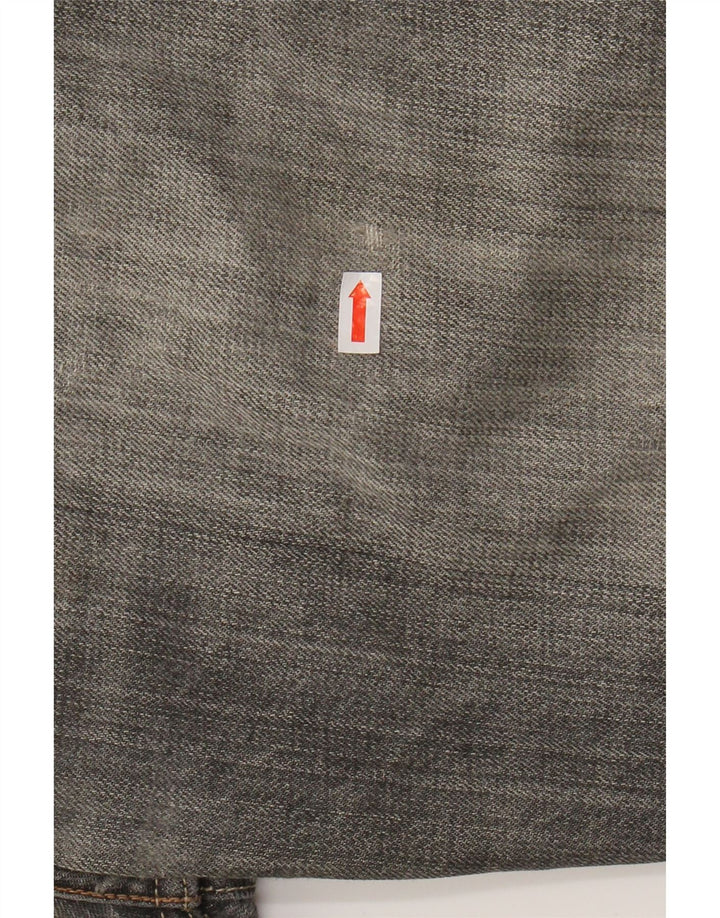 Мужские прямые джинсы LEVI'S 505 W33 L30 Серые, хлопок