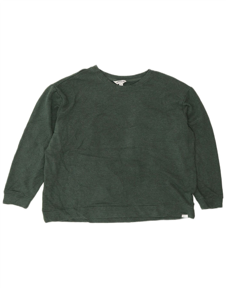 Женский свитер оверсайз ORVIS UK 18 XL Зеленый