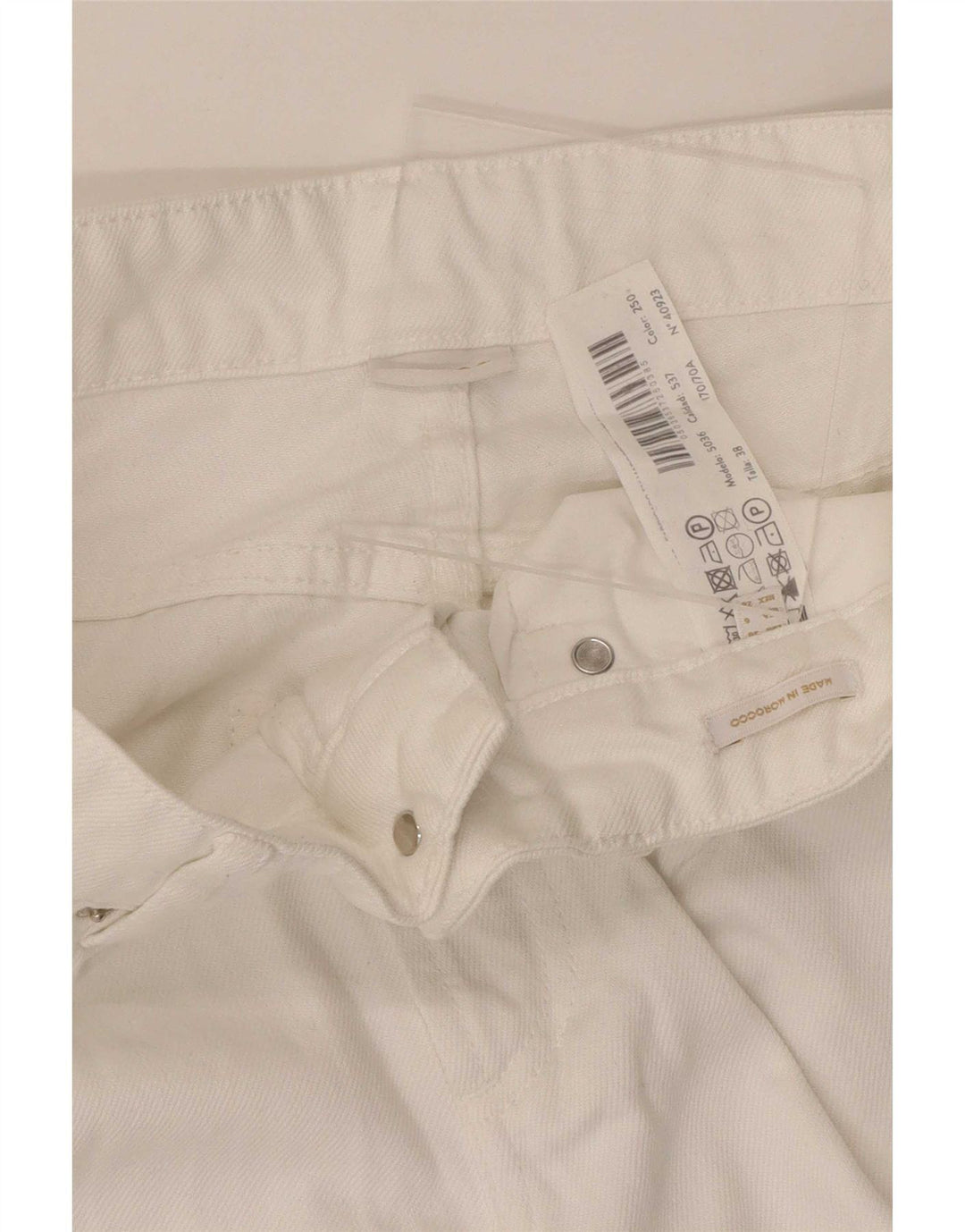Женские свободные джинсы Massimo Dutti EU 38 Small W28 L31 белые