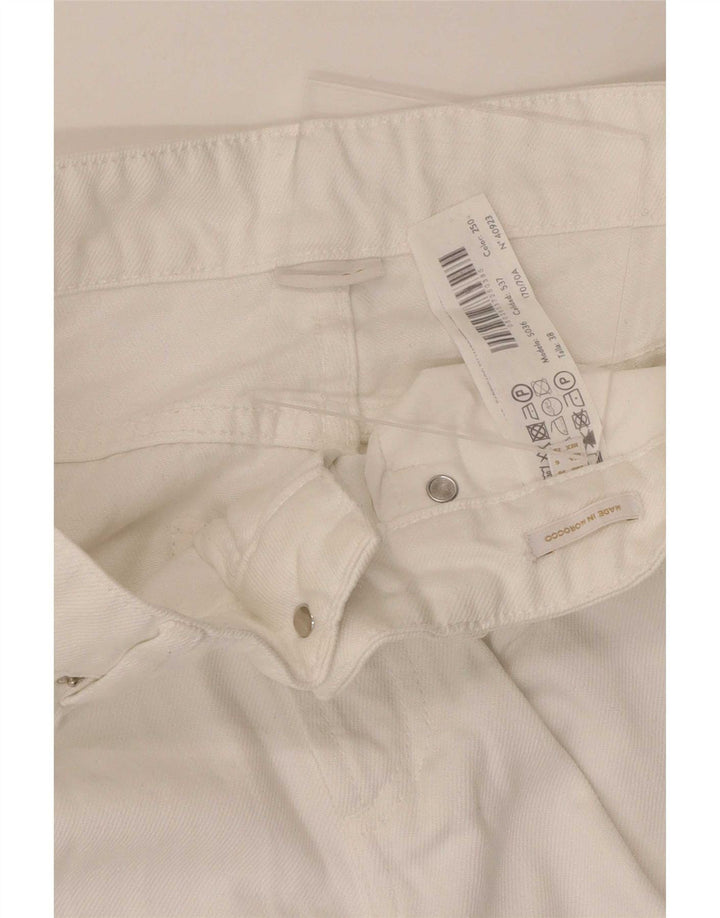 Женские свободные джинсы Massimo Dutti EU 38 Small W28 L31 белые