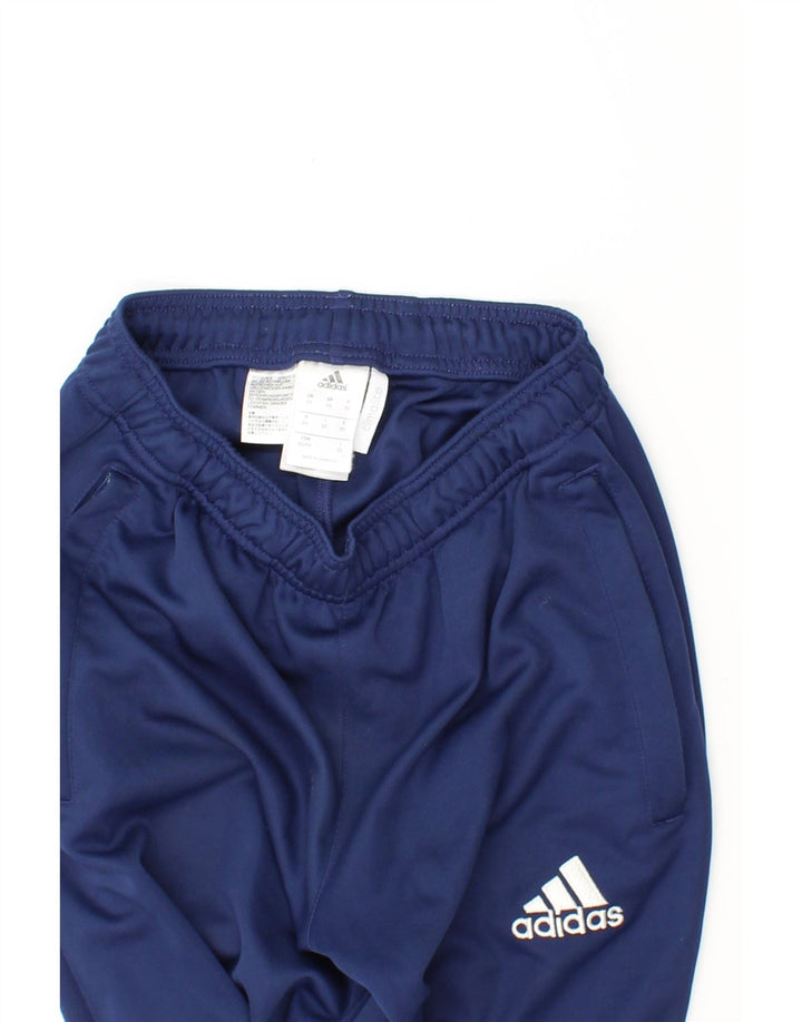 ADIDAS Mens Tracksuit Trousers XS  Navy Blue Polyester Vintage Adidas and Second-Hand Adidas from Messina Hembry 