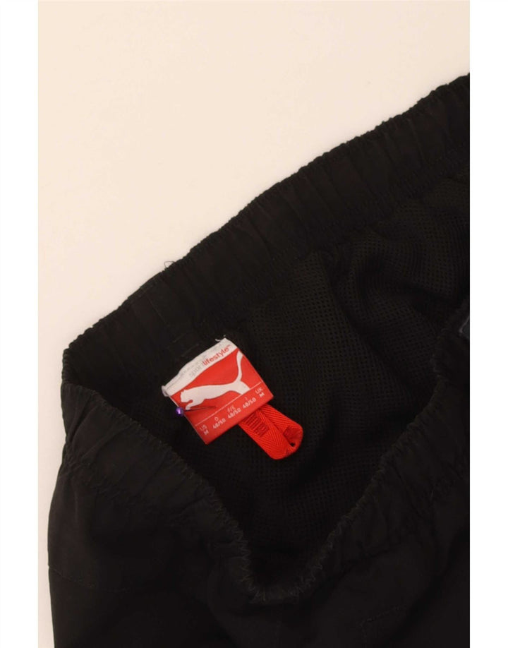 Мужские спортивные брюки с рисунком Puma, джоггеры, средние черные