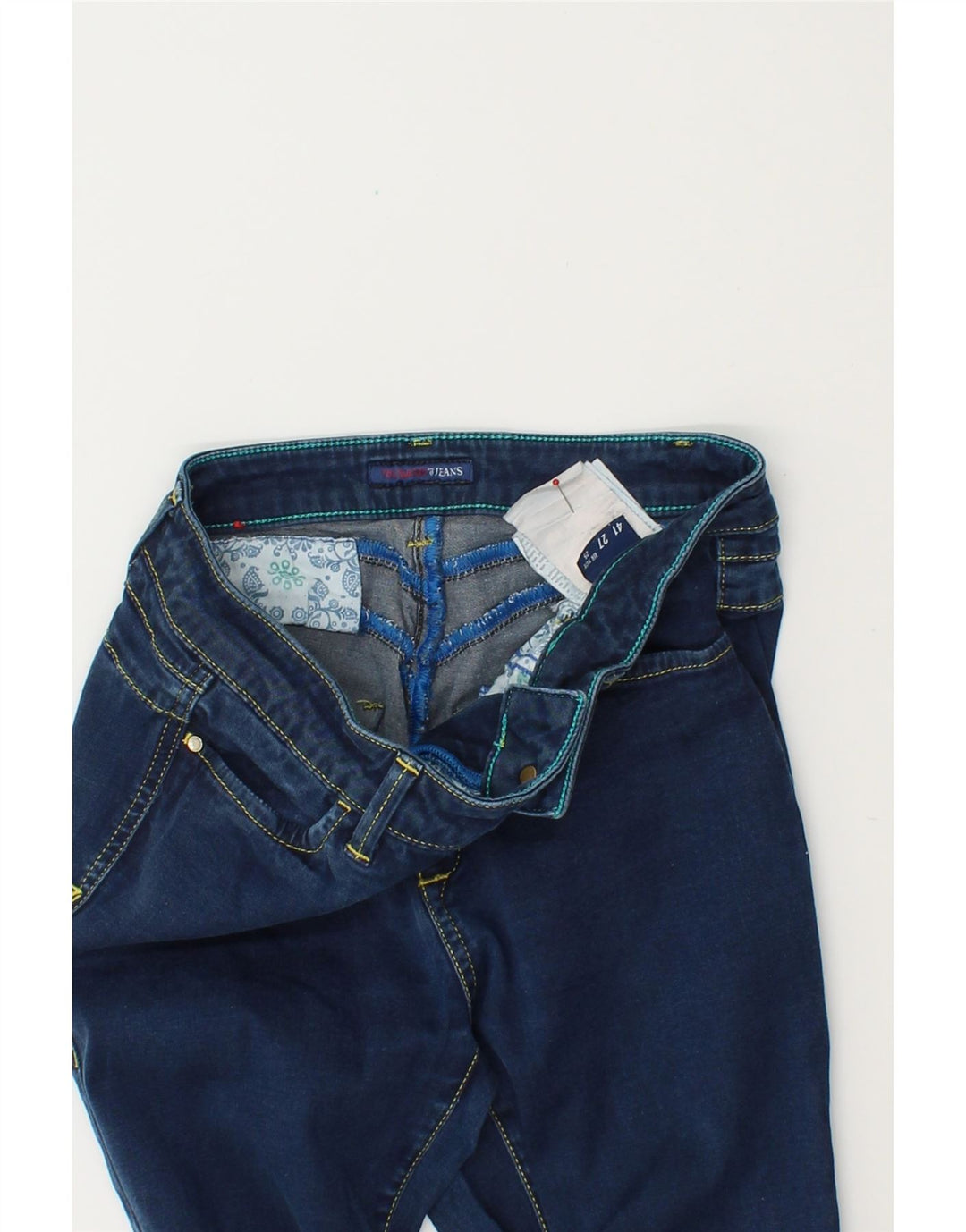 TRUSSARDI Womens Skinny Jeans W25 L26  Blue Vintage Trussardi and Second-Hand Trussardi from Messina Hembry 