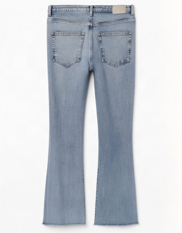 Женские расклешенные джинсы Zara EU 40 Medium W30 L27, синий хлопок