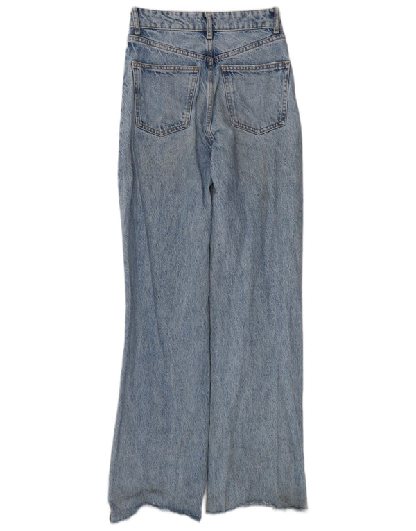 Женские прямые джинсы Zara EU 34 2XS W24 L34 синие