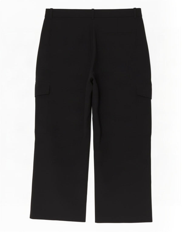 Женские брюки карго с высокой талией Marks & Spencer UK 20 2XL W38 L30 черные
