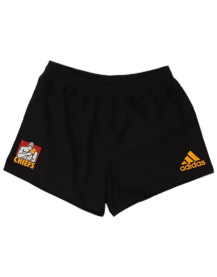 Мужские спортивные шорты Adidas Aeroready с графикой, средний черный полиэстер