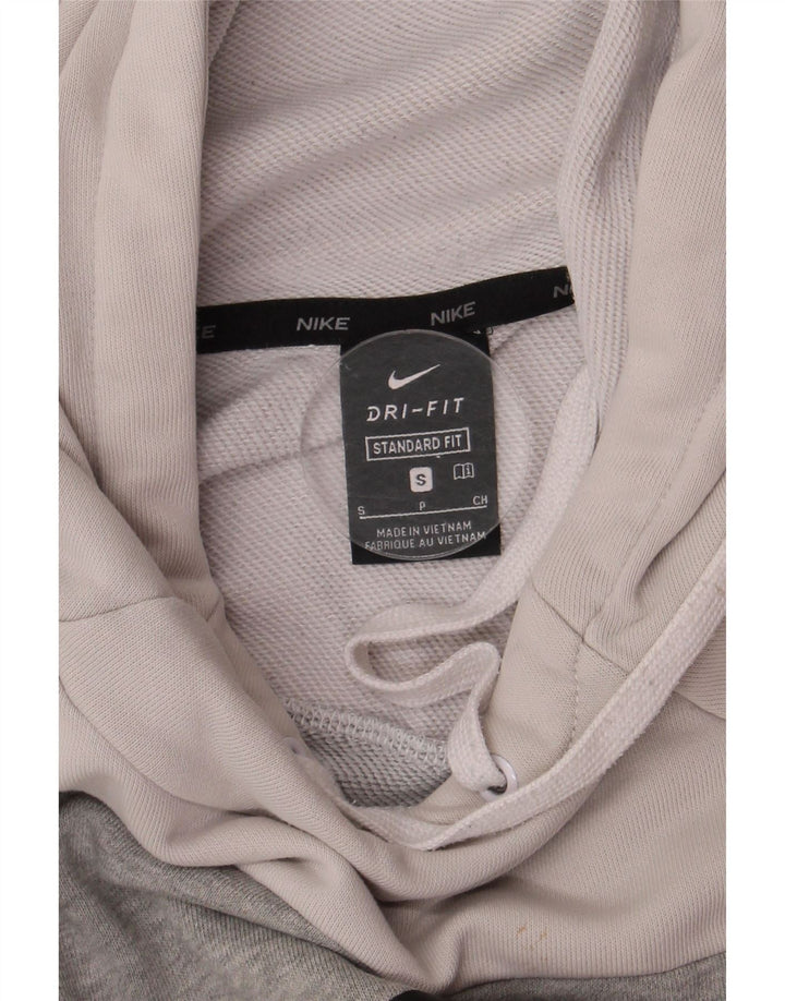 Мужской джемпер с капюшоном Nike Dri Fit, маленький разноцветный, с цветными блоками