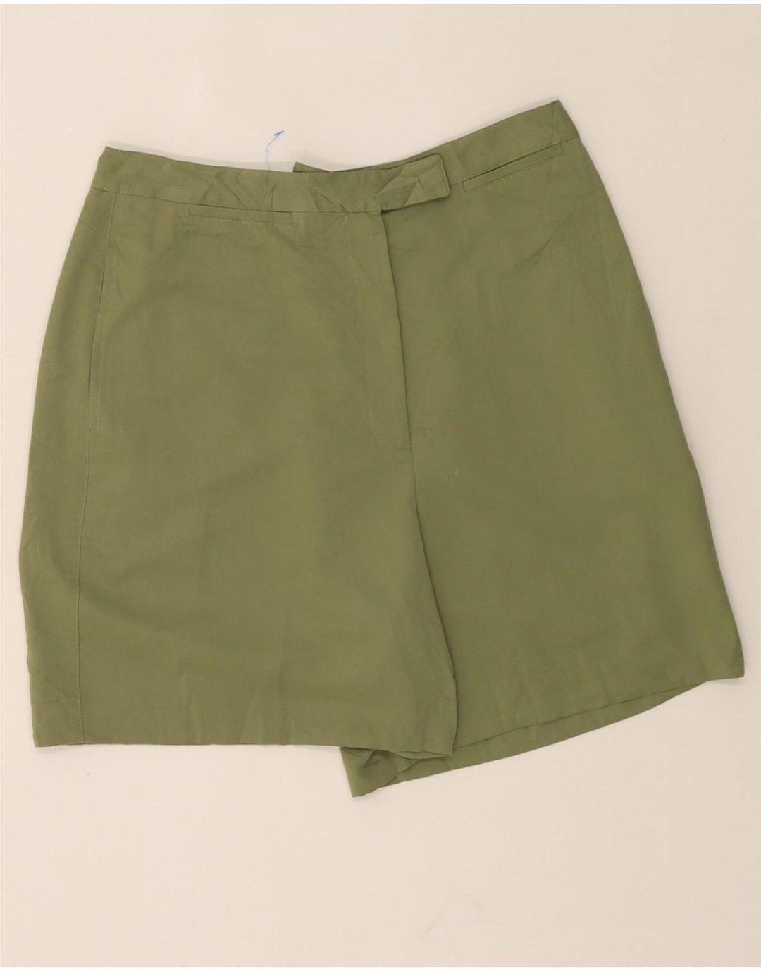 IZOD Womens Hiking Casual Shorts US 12 Large W30  Green Polyester Vintage Izod and Second-Hand Izod from Messina Hembry 