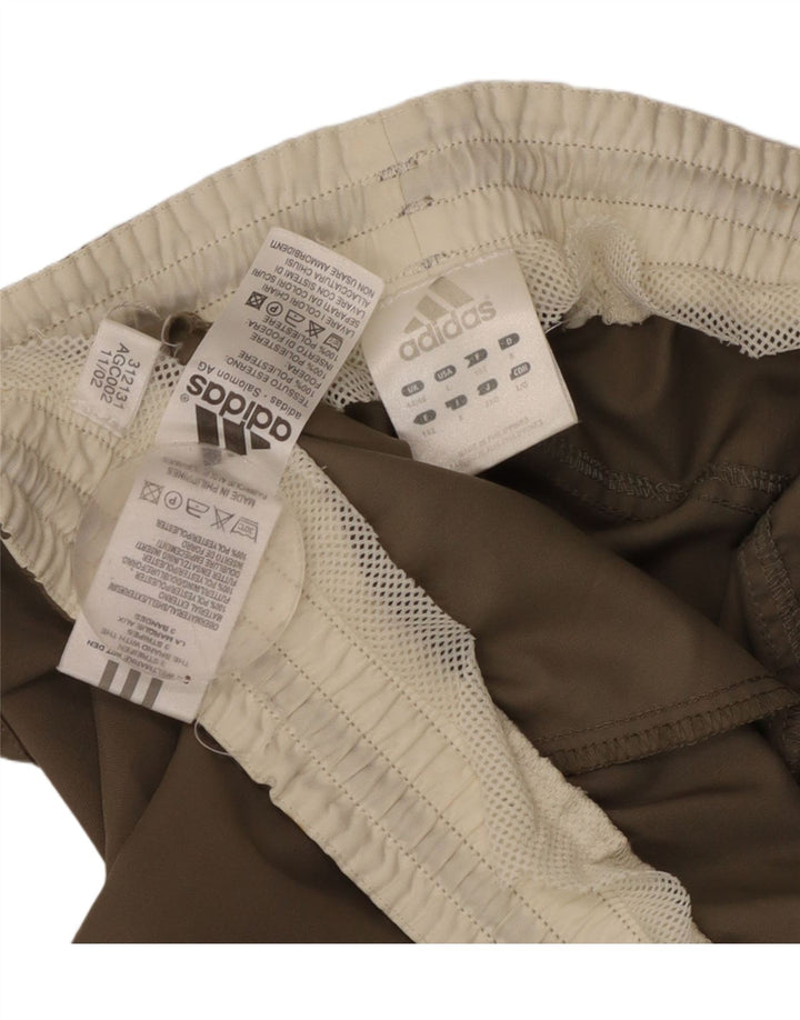 Мужские спортивные брюки ADIDAS UK 44/46, большие, бежевые, полиэстер